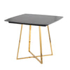 Folia - Dinette Table - Gold Metal