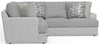 Titan - Sectional With Comfort Coil Seating And Accent Pillows Included