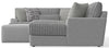 Titan - Sectional With Comfort Coil Seating, Cocktail Ottoman And Accent Pillows Included