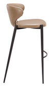 Lino Barstool Taupe — Set of 2