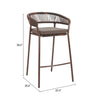 Skye Barstool Brown — Set of 2