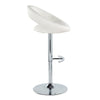 Posh - Adjustable Barstool With Swivel - Chrome Metal (Set of 2)