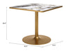 Caliza Dining Table White & Gold