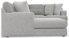 Logan - Upholstered Sectional With Comfort Coil Seating And Accent Pillows Included