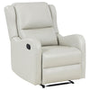 Kelsey - Upholstered English Arm Recliner Chair - Ivory