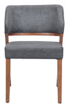 Sunobu - Dining Chair (Set of 2) - Azure Gray & Walnut