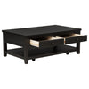 Concord - 2-Drawer Rectangular Coffee Table - Distressed Java