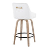 Hannah - 26" Fixed-Height Counter Stool With Swivel (Set of 2)