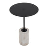 Symbol - Side Table - Concrete And Black Steel