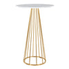 Canary - Bar Table - Gold Metal