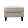 Erica - 497 Ottoman With Chrome Nail (Ista 3) - Heirloom Gray