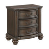 Brunswick - 2-Drawer Nightstand With USB - Mahogany