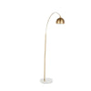 March - Floor Lamp - White Marble