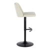 Toriano - Adjustable Barstool (Set of 2) - Black Base