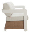 Gelo - Outdoor Sofa - White & Brown
