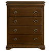 Garland - 4-Drawer Bedroom Chest Of Drawers - Brown Cherry