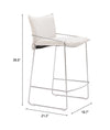 Pola Counter Stool White