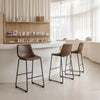 Smart Barstool Vintage Espresso — Set of 2