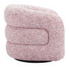 Refine - Swivel Chair - Pink Tweed