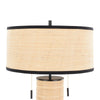 Cylinder - Rattan 29" Table Lamp - Beige