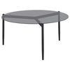 Rosalie - Round Smoked Glass Top Table