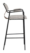 Couva Barstool Gray Tweed — Set of 2