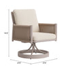 Rivan Swivel Dining Chair Beige