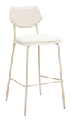 Zeal Barstool Light Gray & Beige — Set of 4