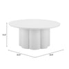 Palmier Coffee Table White