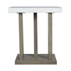 Greta - Square End Table - Gray