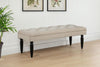 Marsha - 52" Upholstered Entryway Accent Bench - Latte