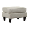 Erica - 497 Ottoman With Chrome Nail (Ista 3) - Heirloom Gray