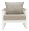 Welt - Outdoor Armchair - Taupe & White