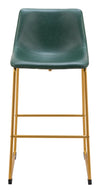 Augusta - Barstool (Set of 2) - Green / Gold
