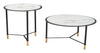 Davis - Coffee Tables (Set of 2) - White & Black