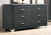 Melody - 6-Drawer Upholstered Dresser