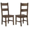 Coleman - Dining Side Chair (Set of 2) - Rustic Golden Brown