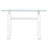 Dyer - 1-Shelf Rectangular Glass Top Table