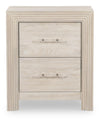 Horizons - 2 Drawers Nightstand - Soft Taupe