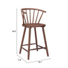 Stenger Counter Stool Walnut — Set of 2