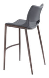 Ace Barstool Dark Gray & Walnut — Set of 2