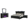 Lorient - Bedroom Set With LED Flame Box Dresser