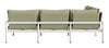 Lychee Modular Sectional Green