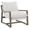 Geneva - Boucle Upholstered Wood Arm Accent Chair - Sand