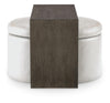Luna Ravello - Swivel Ottoman On Casters