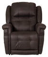 Haywood - Power Headrest Power Lift Lay Flat Recliner With Heat & Massage - Chocolate