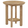 Ottowa - Round Wood Coffee Table Set