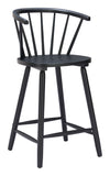Stenger Counter Stool Black — Set of 2