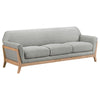 Vaughn - Fabric Upholstered Flared Arm Sofa Set