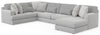 Logan - Upholstered Sectional With Comfort Coil Seating And Accent Pillows Included